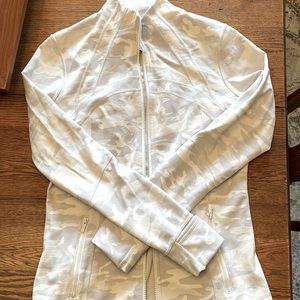 Lululemon white cammo jacket